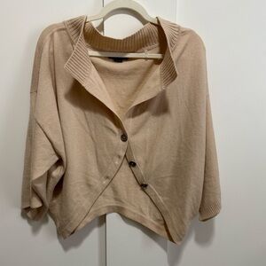 Christopher Fischer Black Label Pure Cashmere London Shrug Cardigan Sweater Soft